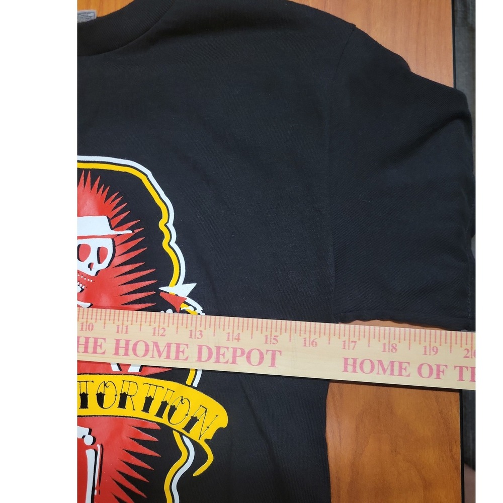 Social Distortion Por Vida 1979 Skeleton Graphic T-Shirt Mens Small Black Punk - Picture 6 of 7